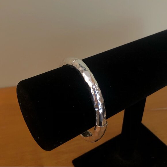 🔴 Silver-Plated Elastic Bracelet - Picture 1 of 5